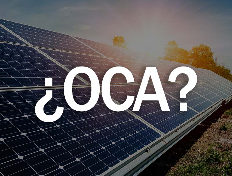 requiere inspección OCA una instalación fotovoltaica